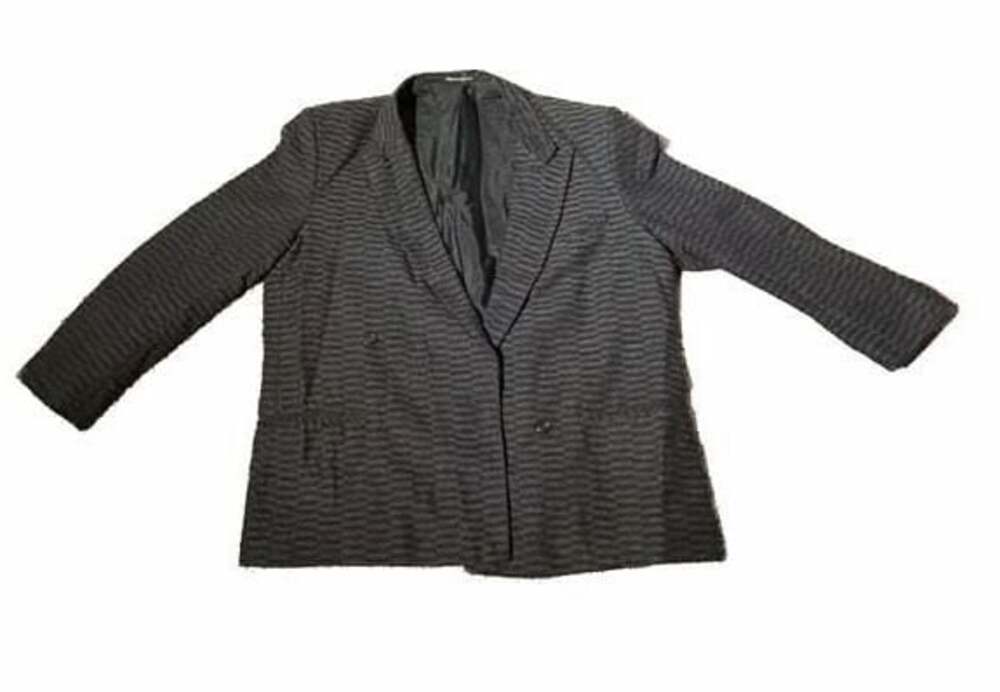 Merc London Made in England Vintage Pinstripe Double-Breasted Blazer